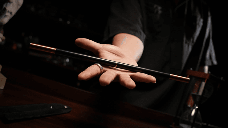 New Folding Wand by TCC Presents (Ebony) magic trick