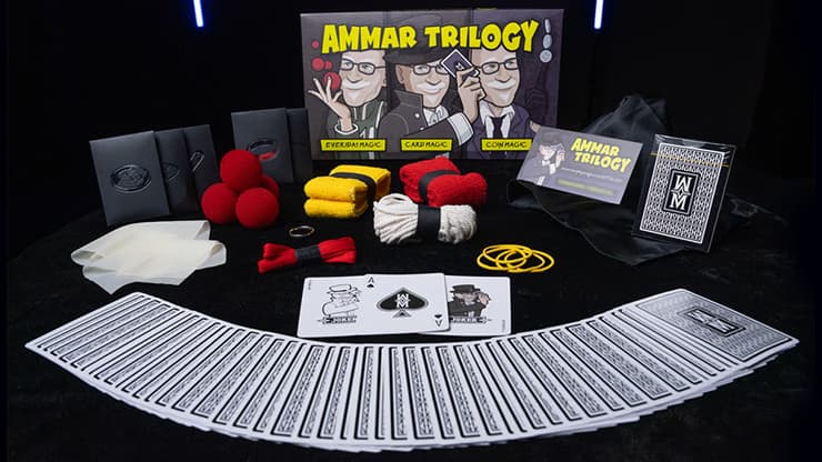 AMMAR TRILOGY SET (Gimmicks and Online Instructions) by Michael Ammar & Murphy's Magic - Trick magic trick