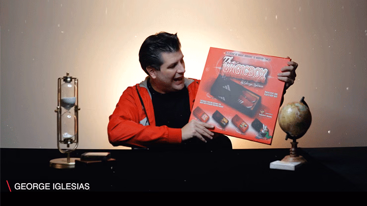 MAGIC BOX Orange Large by George Iglesias and Twister Magic magic trick
