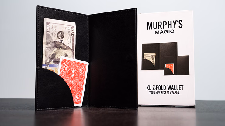 XL Z Fold Wallet (Magnetic Locking) by Murphy's Magic magic trick
