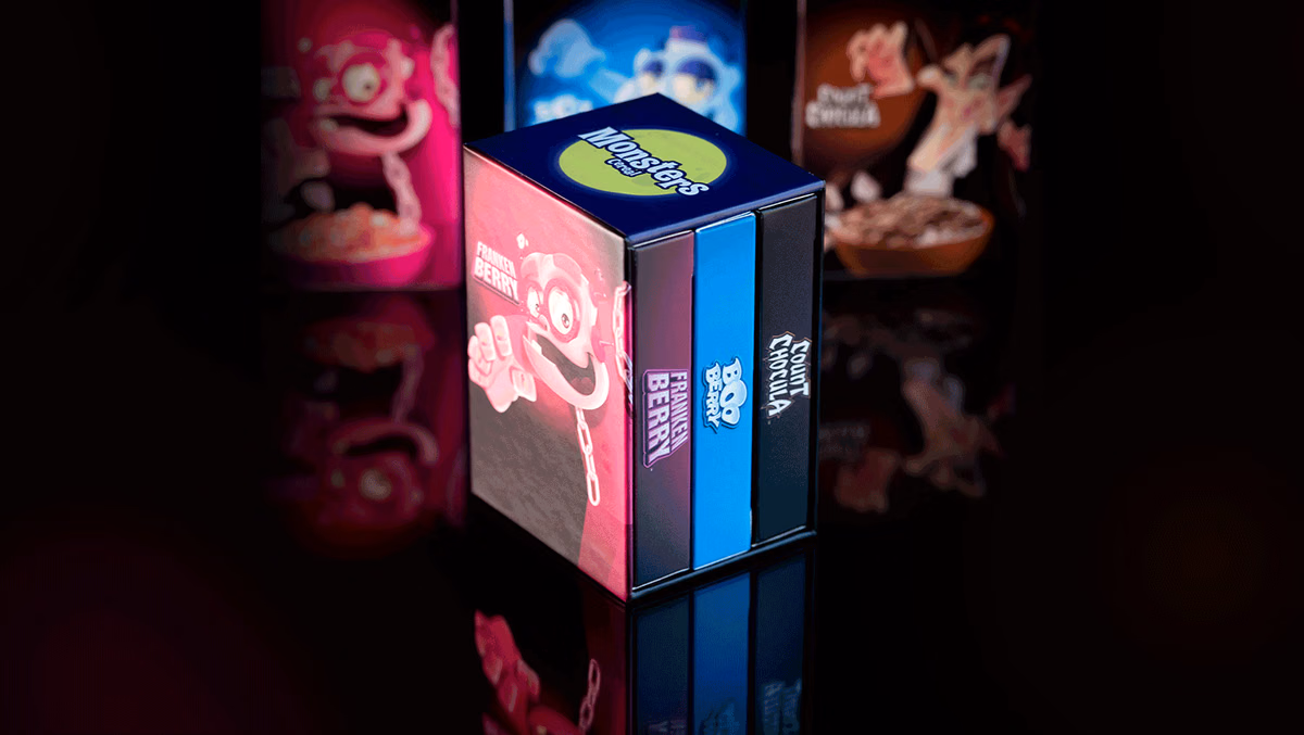 MONSTER CEREALS™ 55TH ANNIVERSARY 3 BOX SET V2 magic trick