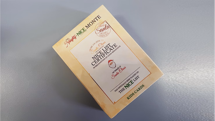 Refill Kid Cards for Naughty or Nice Monte magic trick