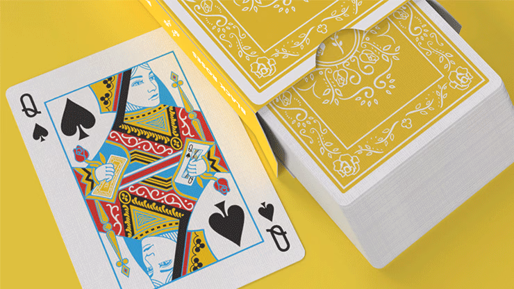 Black Roses Sunny Days Playing Cards magic trick