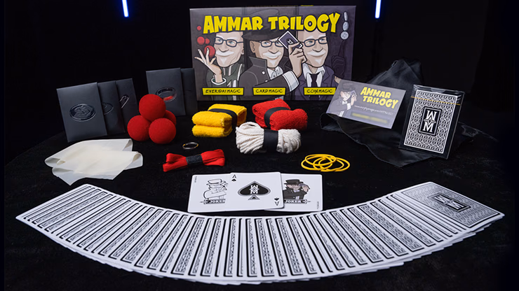AMMAR TRILOGY SET (Gimmicks and Online Instructions) by Michael Ammar & Murphy's Magic - Trick magic trick