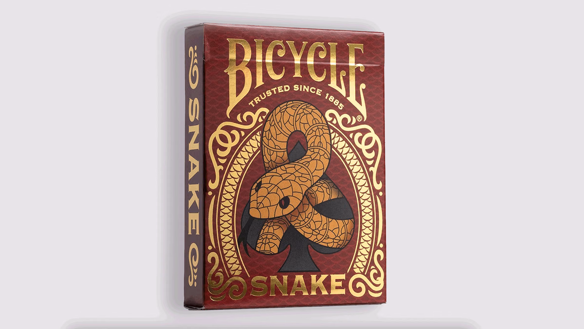 Bicycle Snake Playing Cards magic trick