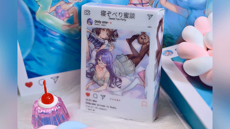 Sweet Cosplay Show - Sweet Tea Party (Grading Box) Playing Cards magic trick