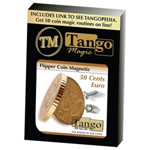 Magnetic Flipper Coin E0033 (50 Cent Euro) by Tango