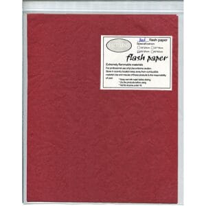 Flash Paper five pack(25x20cm) Red