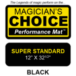 Bartender's Choice Close-Up Mat (BLACK Super Standard - 12x32.5) by Ronjo