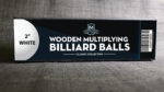 Wooden Billiard Balls (2" White) by Classic Collections