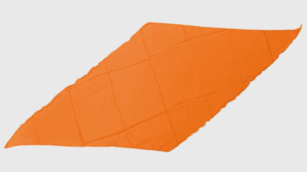 Diamond Cut Silk 18 inch (Orange) by Magic By Gosh