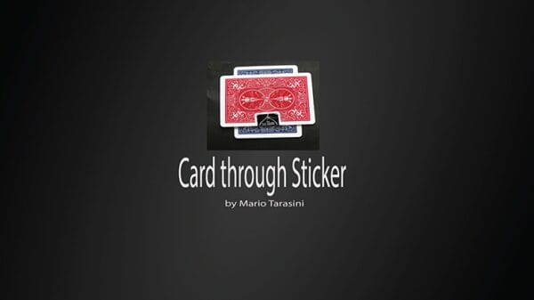 Card through Sticker by Mario Tarasini video DOWNLOAD - Download