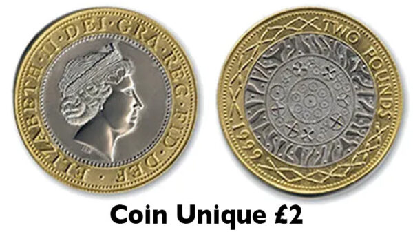 Coin Unique 2 Pound Magic Trick