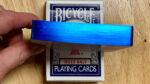 Gilded Blue Bicycle Index Only Playing Cards