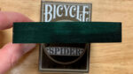 Gilded Bicycle Spider (Green) Playing Cards