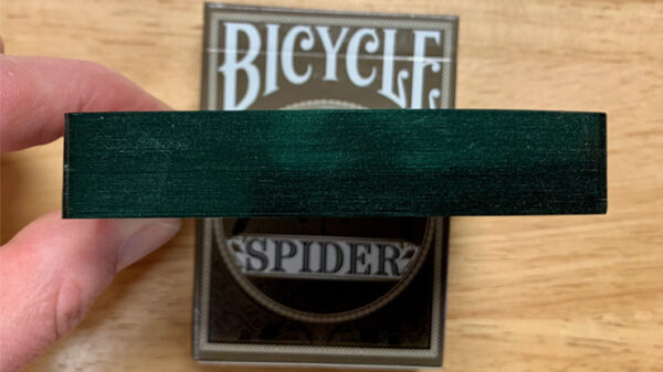 Gilded Bicycle Spider (Green) Playing Cards