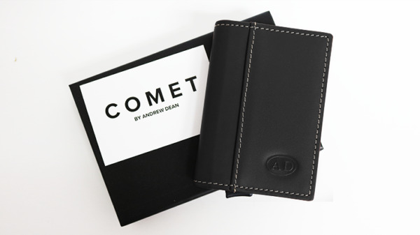 Comet Black Leather Red Shell (Gimmicks and Online Instruction) by Andrew Dean