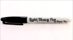 Light and Heavy Pen by Wayne Fox