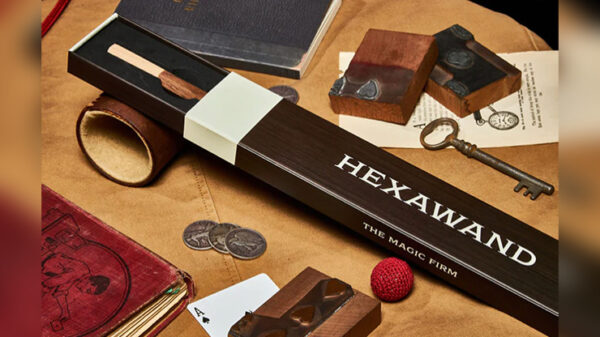 Hexawand Walnut (Brown) Wood by The Magic Firm