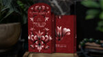 Grand Tulip Red Gilded Playing Cards