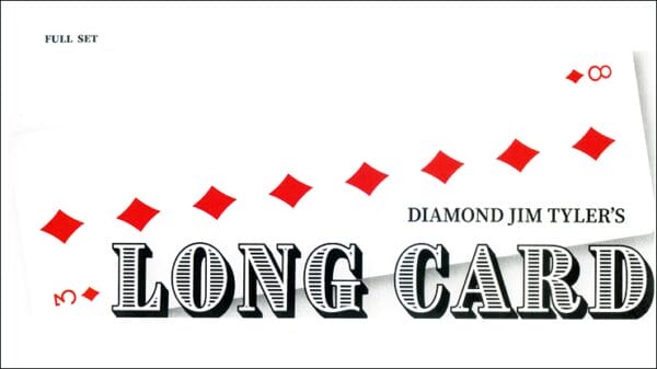 Long Card (Set) by Diamond Jim Tyler