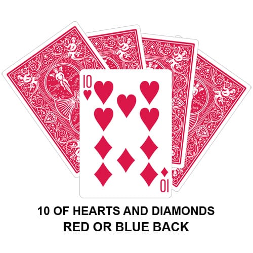 Ten Of Hearts And Diamonds - Magic Trick