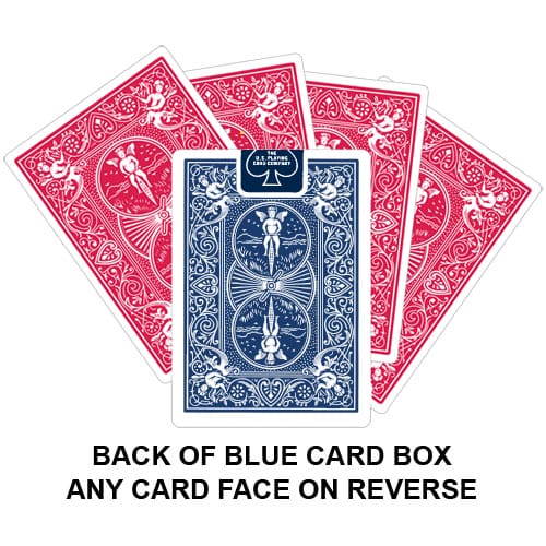 Back Of Blue Card Box Gaff Playing Card