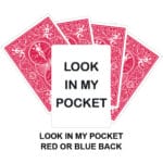 Look In My Pocket Gaff Card