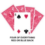 Four Of Everything Gaff Card