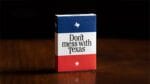 DON'T MESS WITH TEXAS™ PLAYING CARDS by Fultons