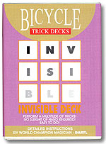 Pro Invisible Deck Bicycle Red