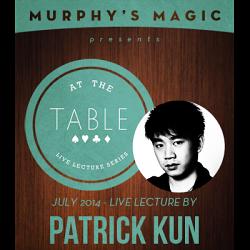 At the Table Live Lecture - Patrick Kun 7/9/2014 - video DOWNLOAD