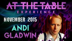 At the Table Live Lecture Andi Gladwin November 18th 2015 video DOWNLOAD